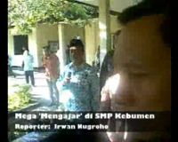 Mega Mengajar di SMP Kebumen