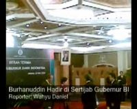 Burhanuddin Hadiri Sertijab Gubernur BI