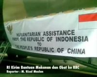 RI Kirim Bantuan Makanan dan Obat ke RRC
