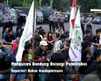 Mahasiswa Bandung Datangi Polwiltabes