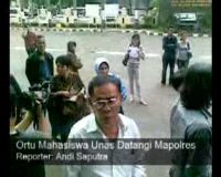 Ortu Mahasiswa Unas Datangi Mapolres Jakarta Selatan