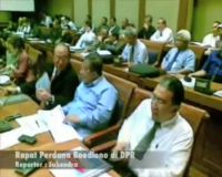 Rapat Perdana Boediono di DPR