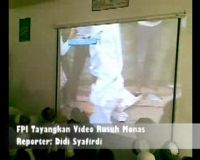 FPI Tayangkan Video Rusuh Monas