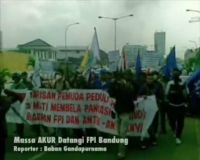 Massa AKUR Datangi FPI Bandung