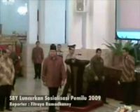 SBY Luncurkan Sosialisasi Pemilu 2009