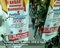 Pameran Akbar Komputer 2008 di Yogya