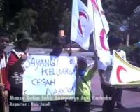 Massa Bulan Sabit Kampanye Anti Narkoba