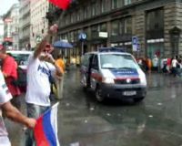 Fans Ricuh Jelang Rusia vs Spanyol