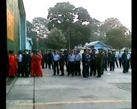 Persiapan Upacara Militer di Halim