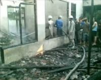 Kos-kosan Terbakar di Bandung