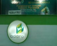 Saham Adaro Listing di BEI