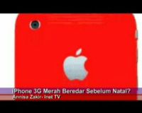 iPhone 3G Merah Beredar Sebelum Natal?