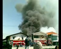 Gudang UD Surya Indah Hangus Terbakar