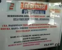 Perjalanan Terganggu, PT KA Minta Maaf
