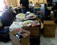 Polisi Amankan Ribuan Kaset dan VCD Bajakan 
