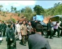 SBY Tinjau Jalur Lingkar Nagrek