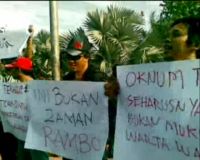 Solidaritas Wartawan Kecam Kekerasan Aparat