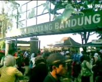 Kebun Binatang Bandung Ramai Pengunjung