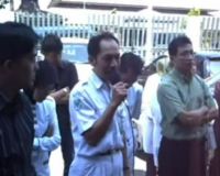 Aksi Tuntut Tranparansi Tunjangan 