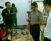 Pistol-pistol Warga Cipinang Disita