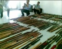 Ratusan Senjata Kuno Ditemukan di Tebet