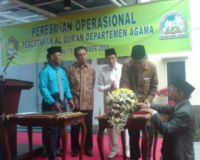 Menag Resmikan percetakan Alquran