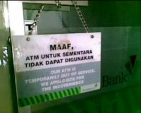 ATM Bank Permata Dibobol Perampok
