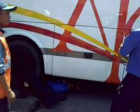 Bus AKAS Tabrak Mati Petugas Tol