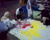 Aksi Lukis Bumi di Bundaran HI