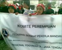Demo Buruh Dihari Ibu