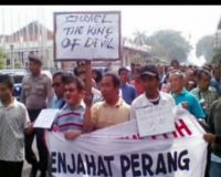 Tunanetra Kutuk Agresi Israel