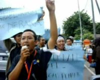 Aksi Wartawan Kecam Kekejaman Israel