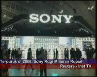 Terpuruk di 2008, Sony Rugi Miliaran Rupiah
