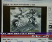Rudal Israel Berjatuhan di Internet