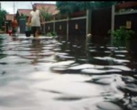 Banjir Genangi Perum Harapan Indah