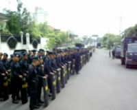 Pengamanan Jelang Rekapitulasi Pilgub Jatim