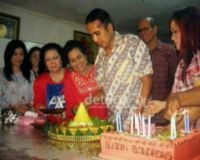 Gugun Gondrong Rayakan Ultah