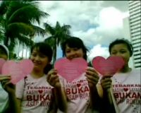 Hari Kasih Sayang Tanpa Asap Rokok di HI