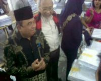 Ketua KPU Pantau Pencetakan Surat Suara