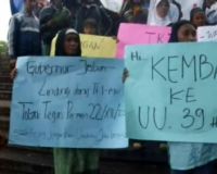 Buruh Migran Demo Menakertrans 