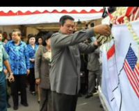 Ribuan Warga Karanganyar Sambut SBY