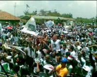 Massa PKB Padati Kampanye Terbuka di Subang
