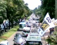 Usai Kampanye Massa PKS Macetkan Jalan  