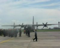 4 Jenazah korban Fokker 27 Tiba di Lanudal Juanda