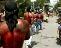 Aksi Cambuk Diri Jelang Paskah