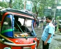 Pohon Tumbang Timpa Mobil Yaris