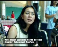 Maya Hasan Suguhkan Cerita di Toilet