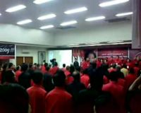 Prabowo dan Wiranto di Rakernas PDIP