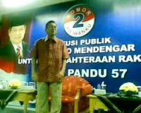 Boediono Diskusi Publik di Yogyakarta