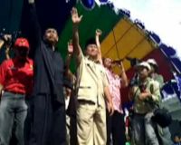 Kampanye Prabowo di Kaki Gunung Kembar
